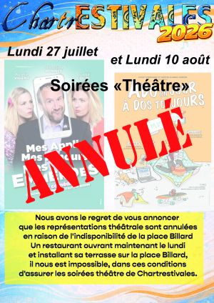 SOIRÉES  ANNULÉES